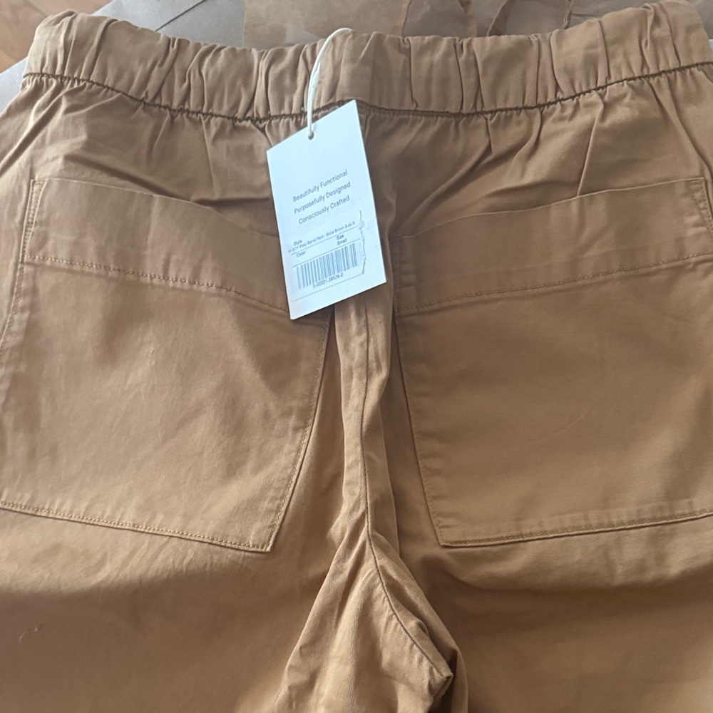Everlane Bone Brown Wide-Leg Pants - Picture 6 of 6